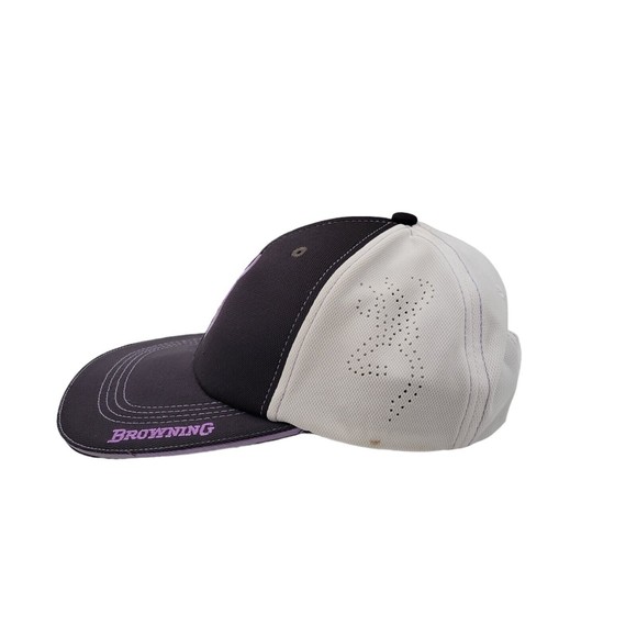 Browning Hunting Company Purple Buck Deer Logo Adjustable Hat Cap 100% Polyester - Picture 4 of 11